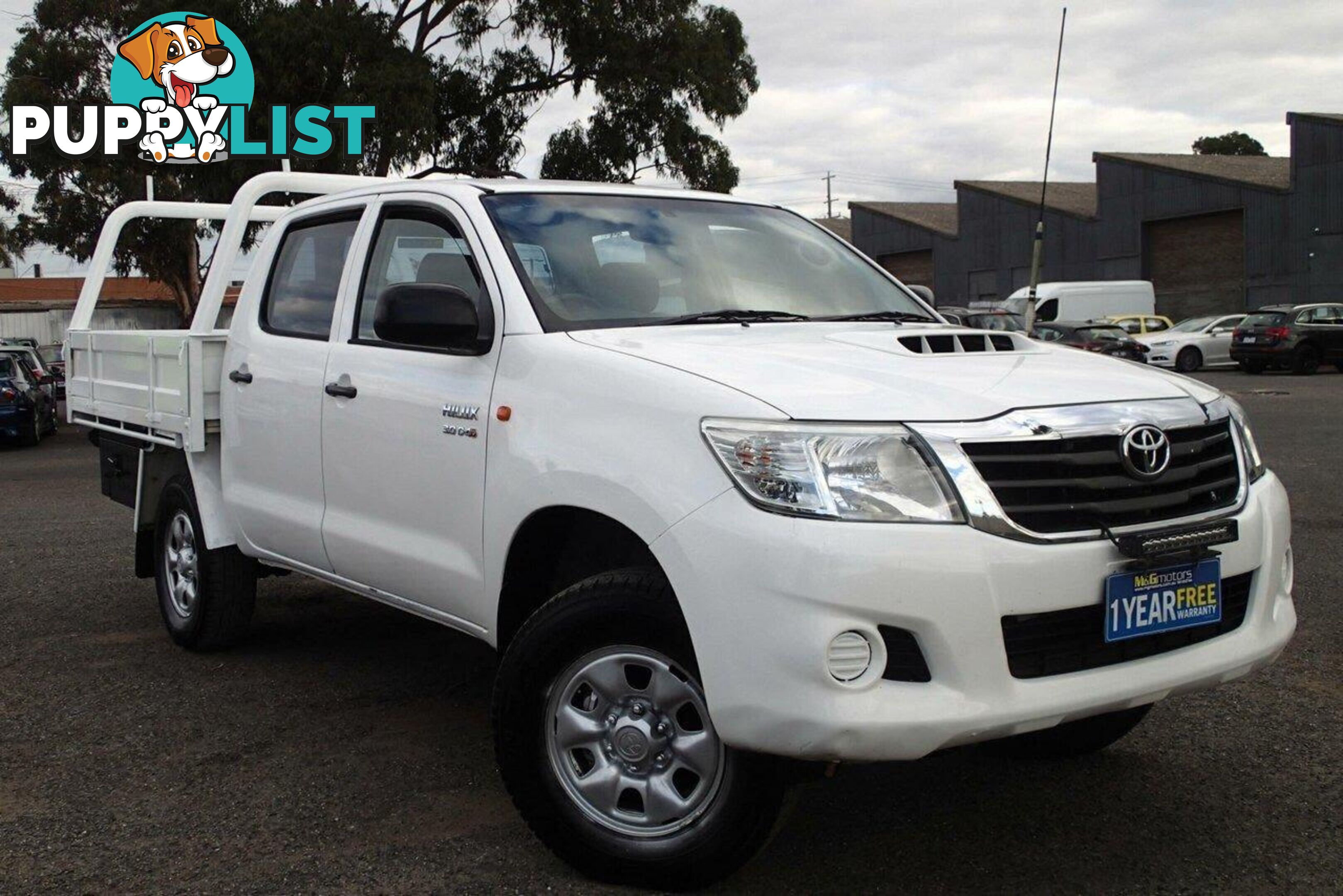 2012 TOYOTA HILUX SR (4X4) KUN26R MY12 UTE TRAY, 4 DOORS, 5 SEATS