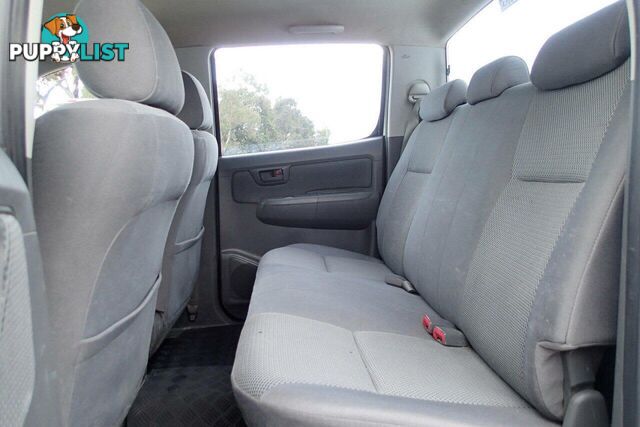 2012 TOYOTA HILUX SR (4X4) KUN26R MY12 UTE TRAY, 4 DOORS, 5 SEATS