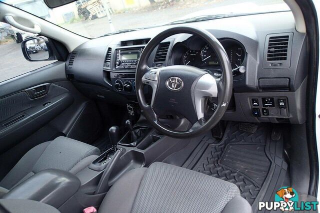 2012 TOYOTA HILUX SR (4X4) KUN26R MY12 UTE TRAY, 4 DOORS, 5 SEATS