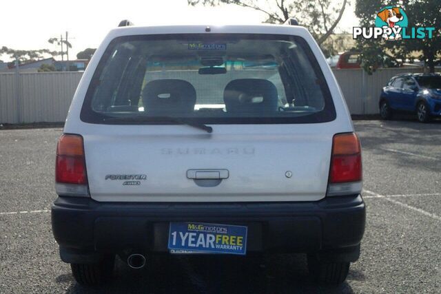 1999 SUBARU FORESTER GX  SUV, 4 DOORS, 5 SEATS