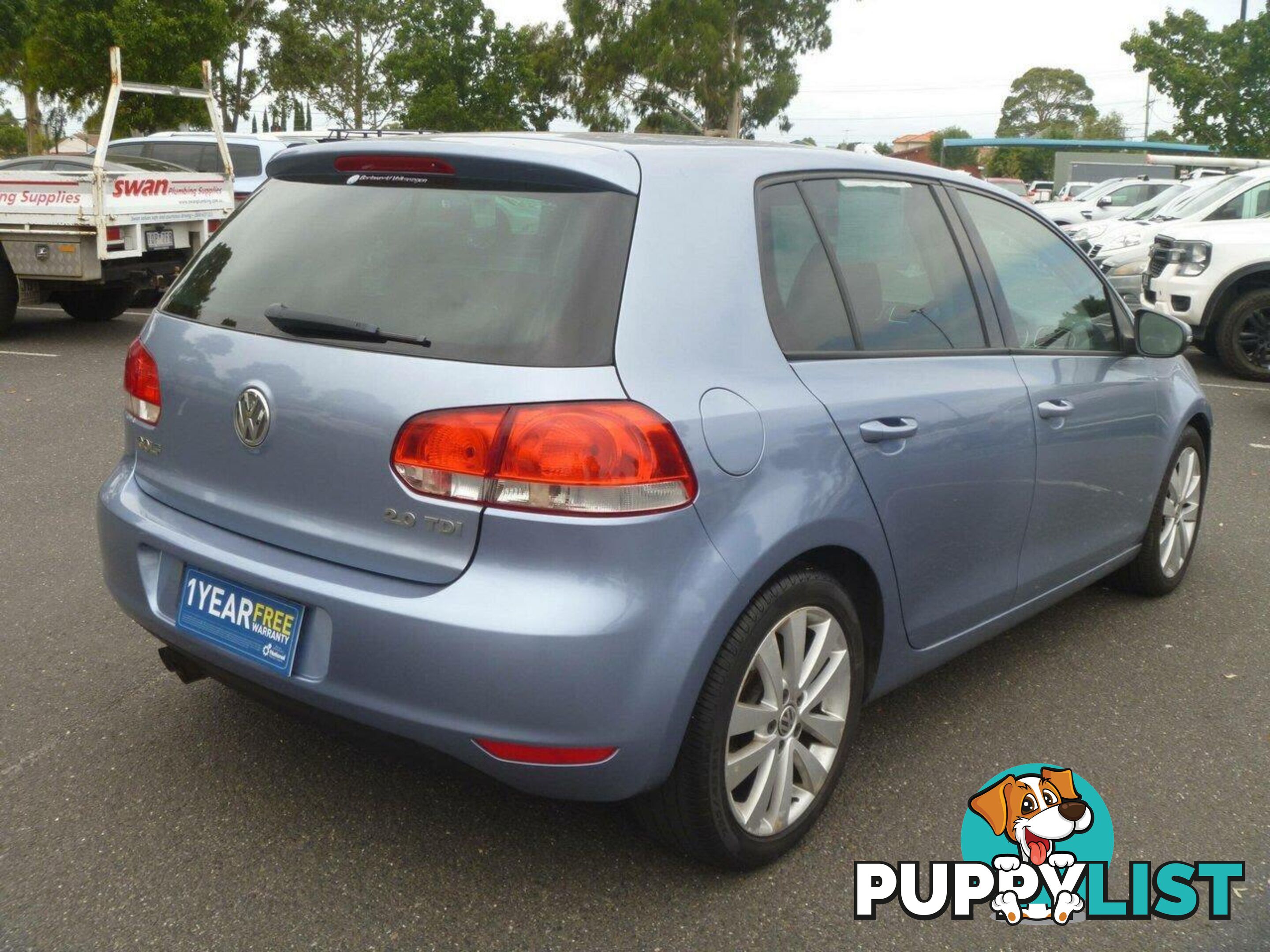 2009 VOLKSWAGEN GOLF 103 TDI COMFORTLINE 1K 6TH GEN HATCH, 5 DOORS, 5 SEATS