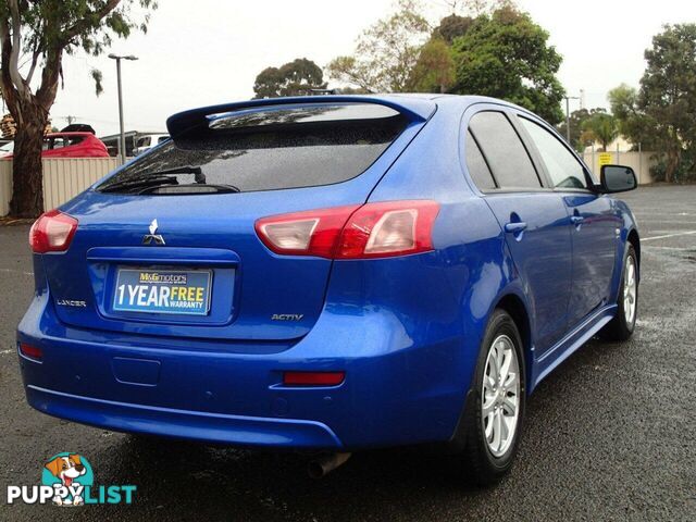 2010 MITSUBISHI LANCER ACTIV SPORTBACK CJ MY10 HATCH, 5 DOORS, 5 SEATS