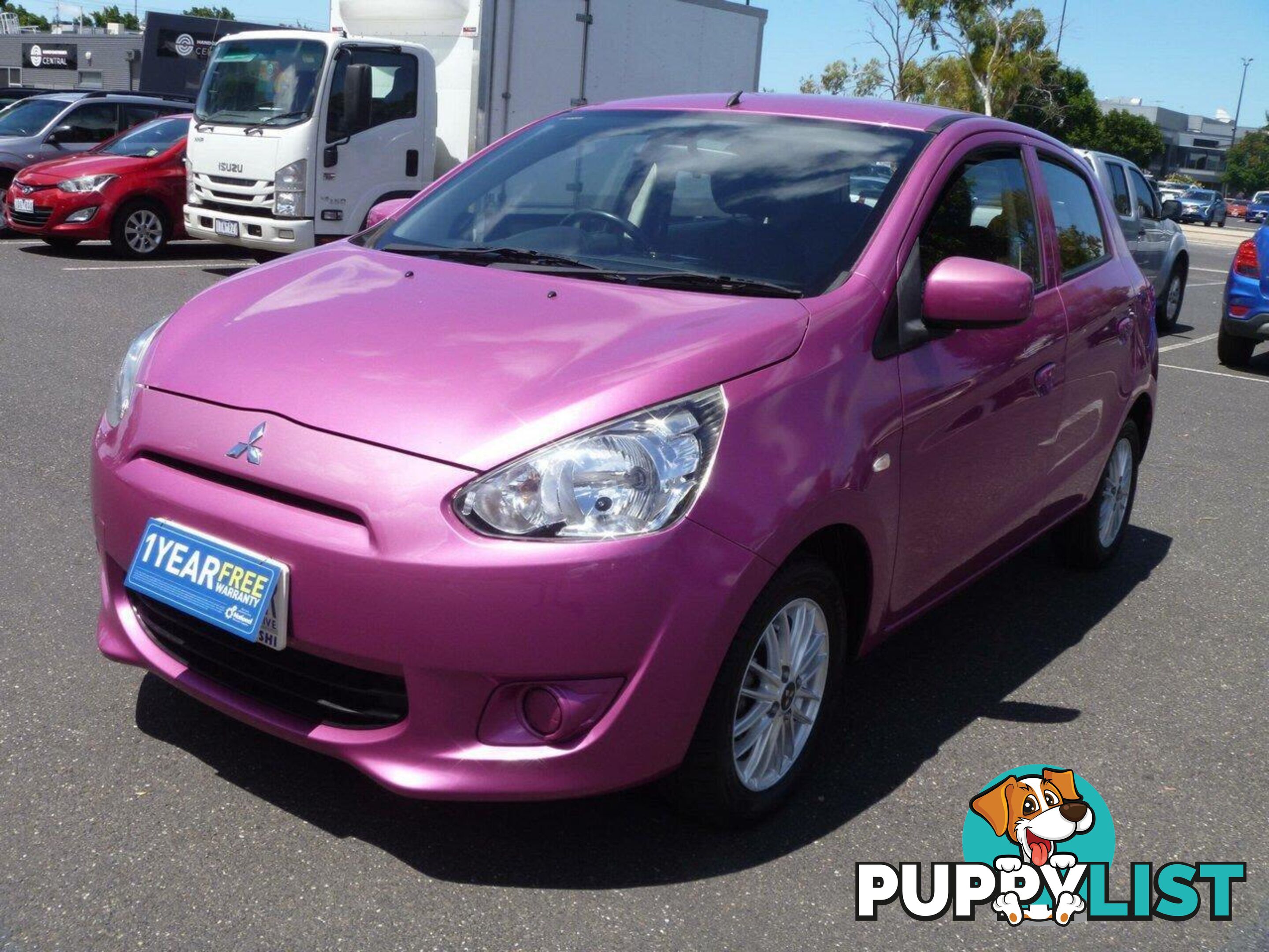 2014 MITSUBISHI MIRAGE ES LA HATCH, 5 DOORS, 5 SEATS