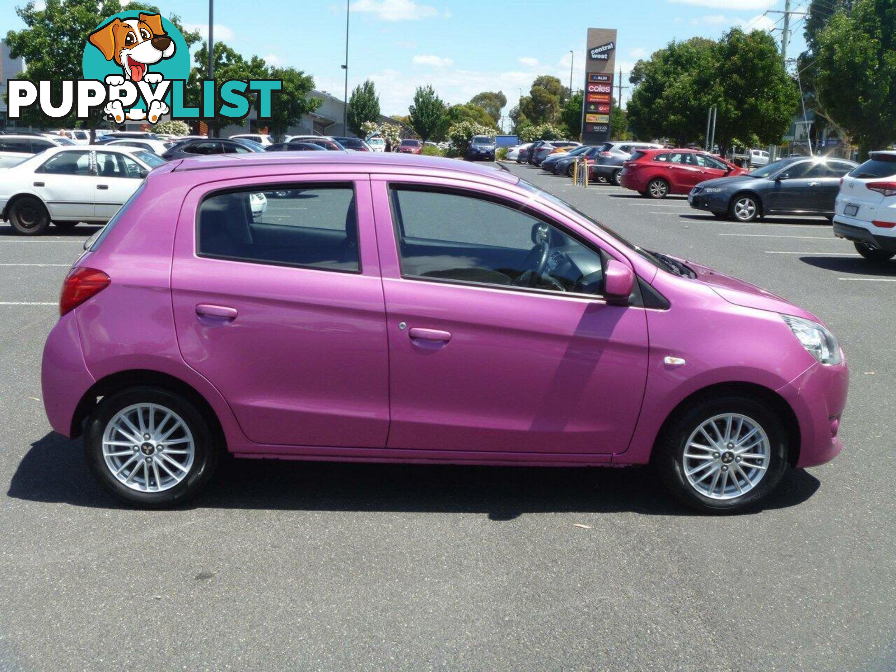 2014 MITSUBISHI MIRAGE ES LA HATCH, 5 DOORS, 5 SEATS