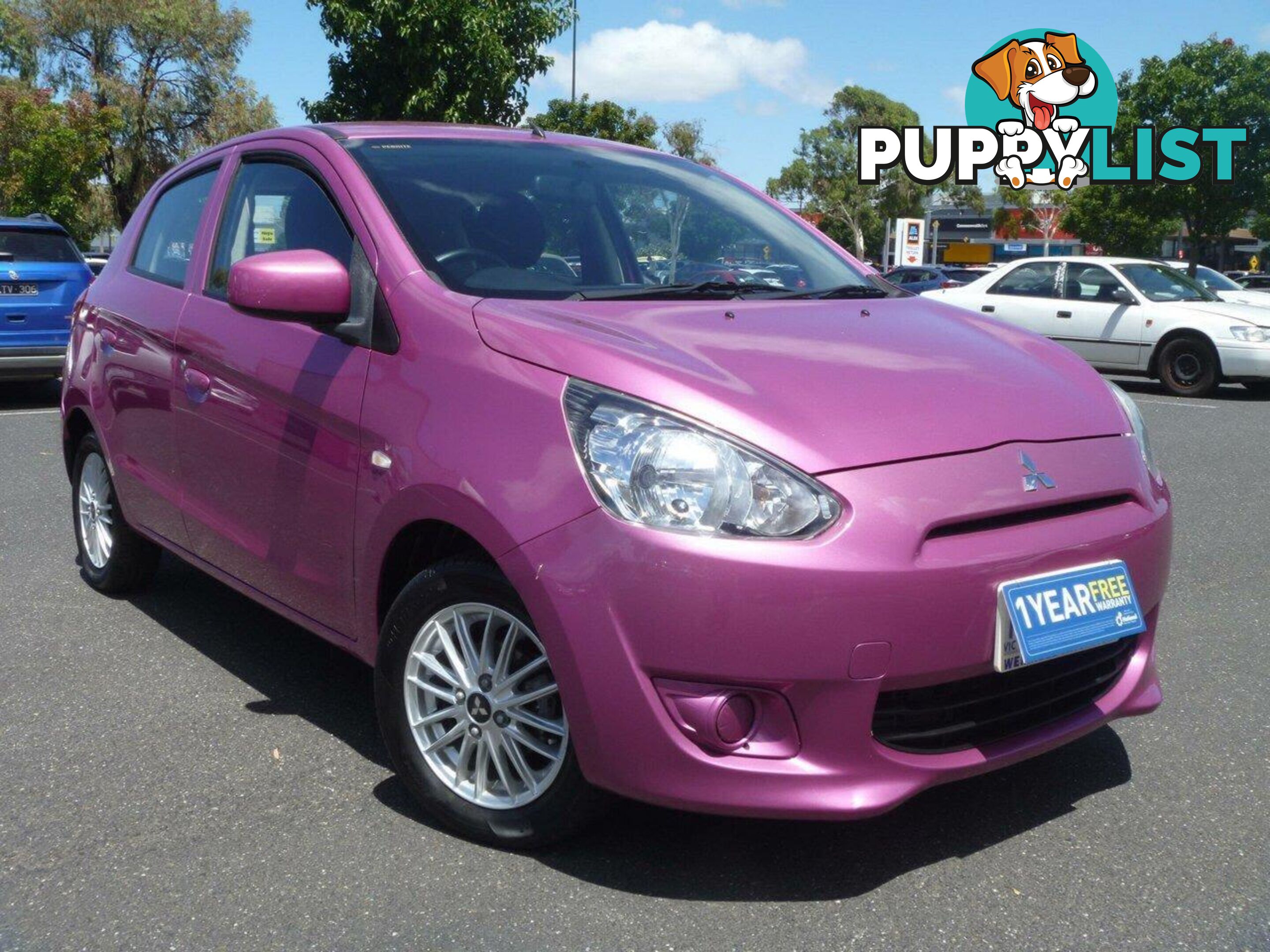 2014 MITSUBISHI MIRAGE ES LA HATCH, 5 DOORS, 5 SEATS