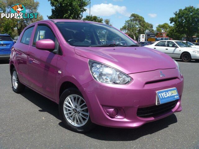 2014 MITSUBISHI MIRAGE ES LA HATCH, 5 DOORS, 5 SEATS