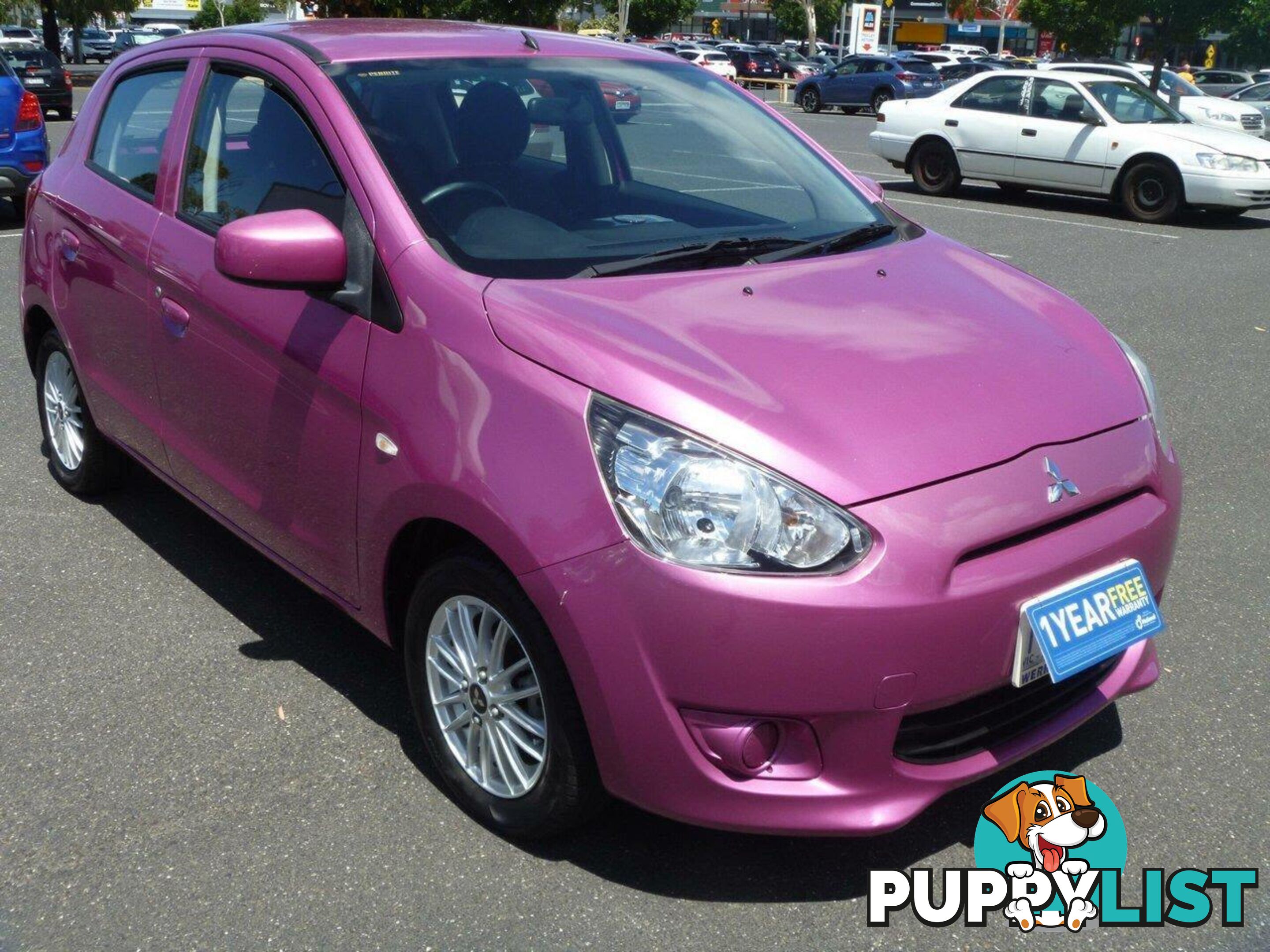 2014 MITSUBISHI MIRAGE ES LA HATCH, 5 DOORS, 5 SEATS