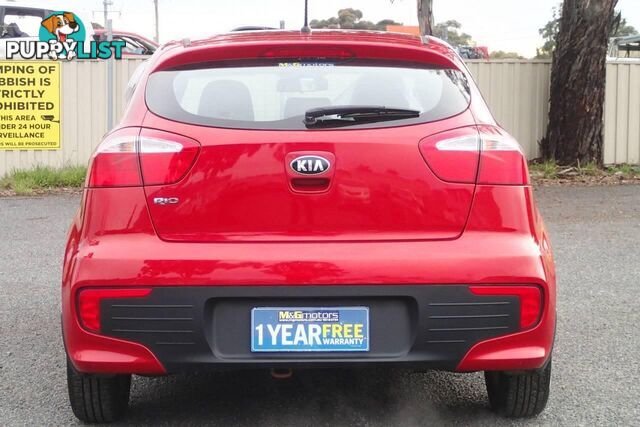 2015 KIA RIO SI UB MY16 HATCH, 5 DOORS, 5 SEATS