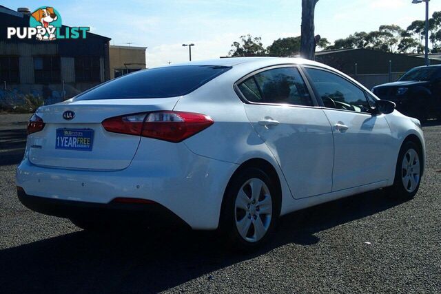 2013 KIA CERATO S YD SEDAN, 4 DOORS, 5 SEATS