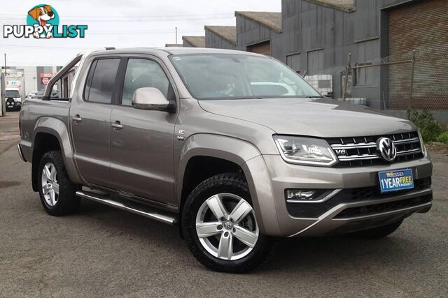 2017 VOLKSWAGEN AMAROK V6 TDI 550 HIGHLINE 2H MY17 UTE TRAY, 4 DOORS, 5 SEATS