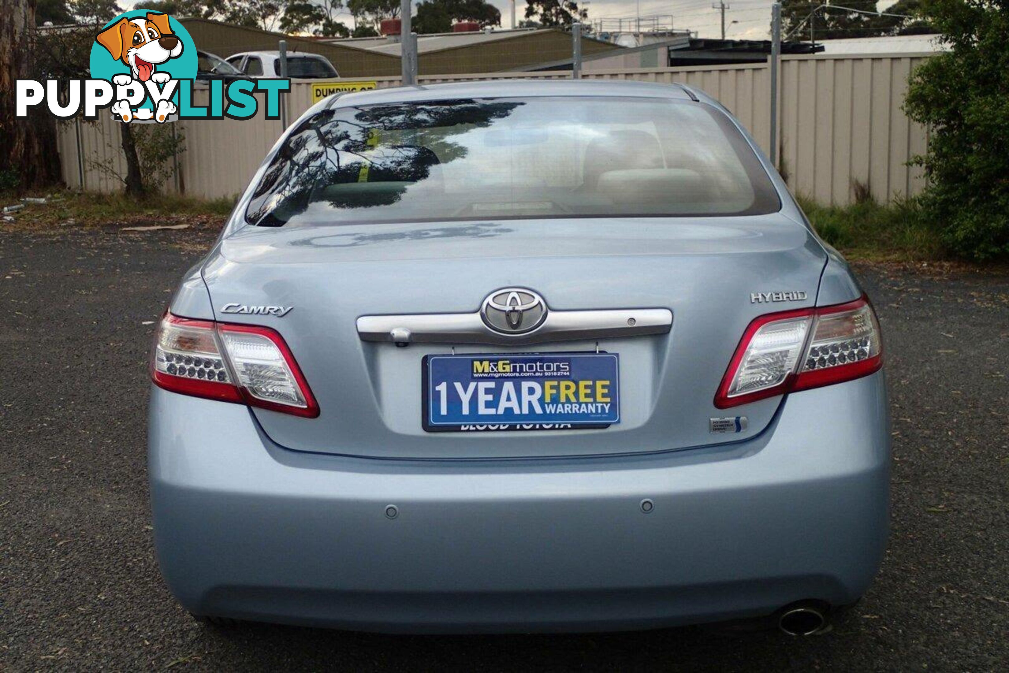 2010 TOYOTA CAMRY HYBRID AHV40R SEDAN, 4 DOORS, 5 SEATS