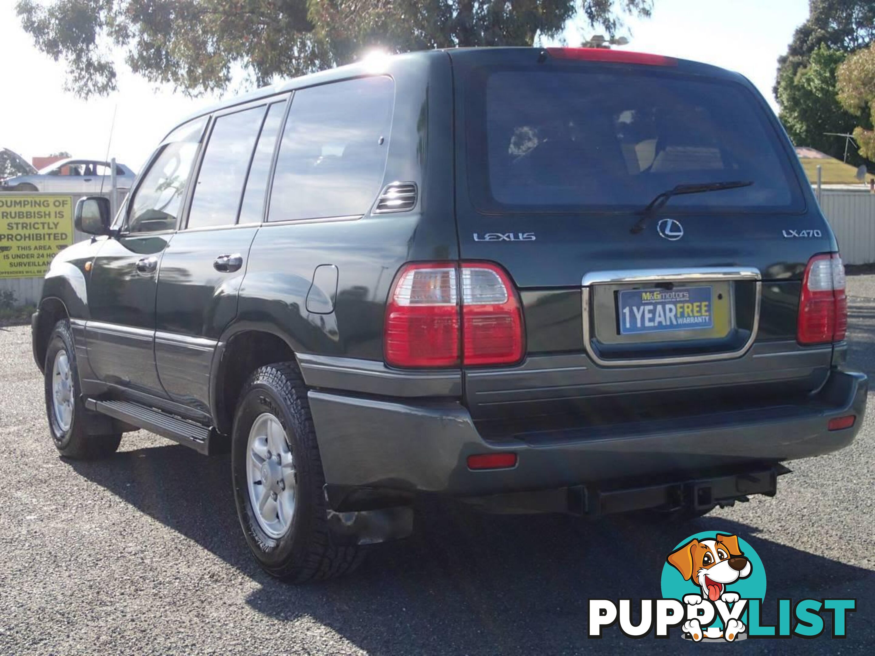 2000 LEXUS LX470 (4X4) UZJ100R SUV, 4 DOORS, 8 SEATS