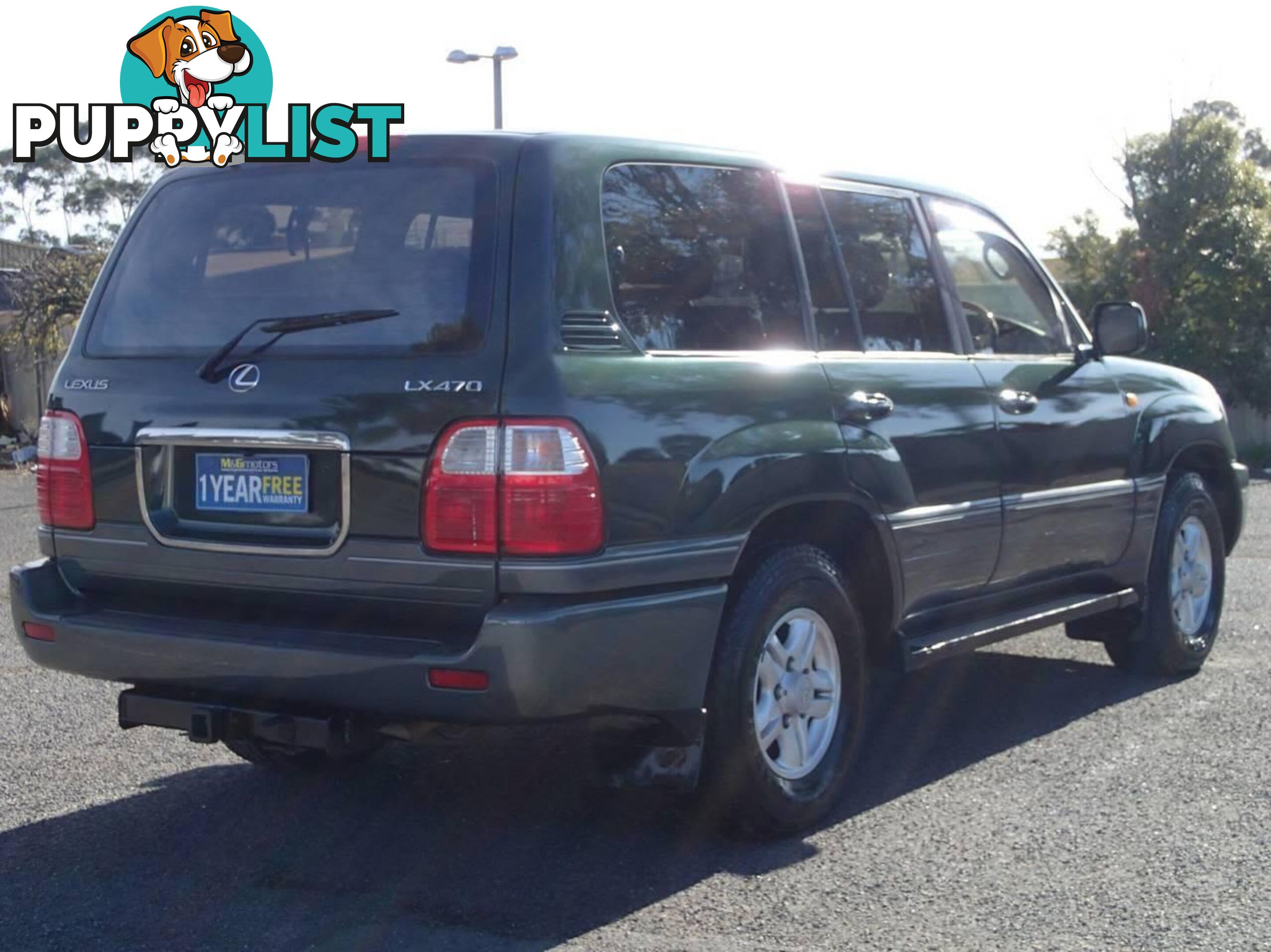 2000 LEXUS LX470 (4X4) UZJ100R SUV, 4 DOORS, 8 SEATS