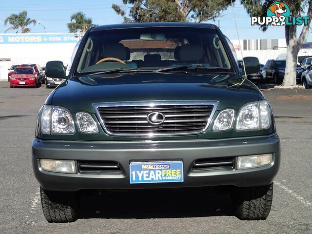2000 LEXUS LX470 (4X4) UZJ100R SUV, 4 DOORS, 8 SEATS
