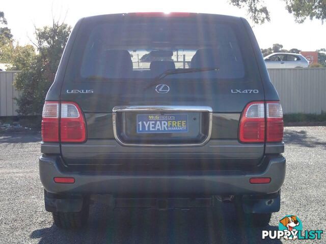 2000 LEXUS LX470 (4X4) UZJ100R SUV, 4 DOORS, 8 SEATS