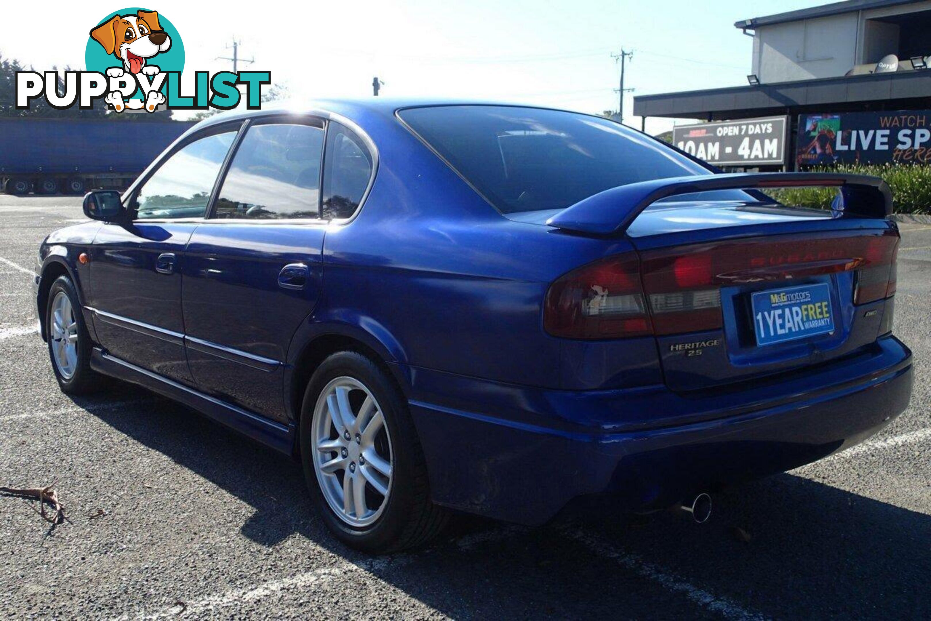 2002 SUBARU LIBERTY HERITAGE (AWD) MY02 SEDAN, 4 DOORS, 5 SEATS