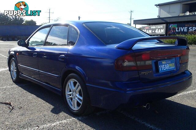 2002 SUBARU LIBERTY HERITAGE (AWD) MY02 SEDAN, 4 DOORS, 5 SEATS