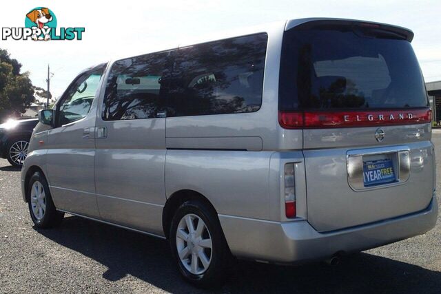 2004 NISSAN ELGRAND RIDER E51  -