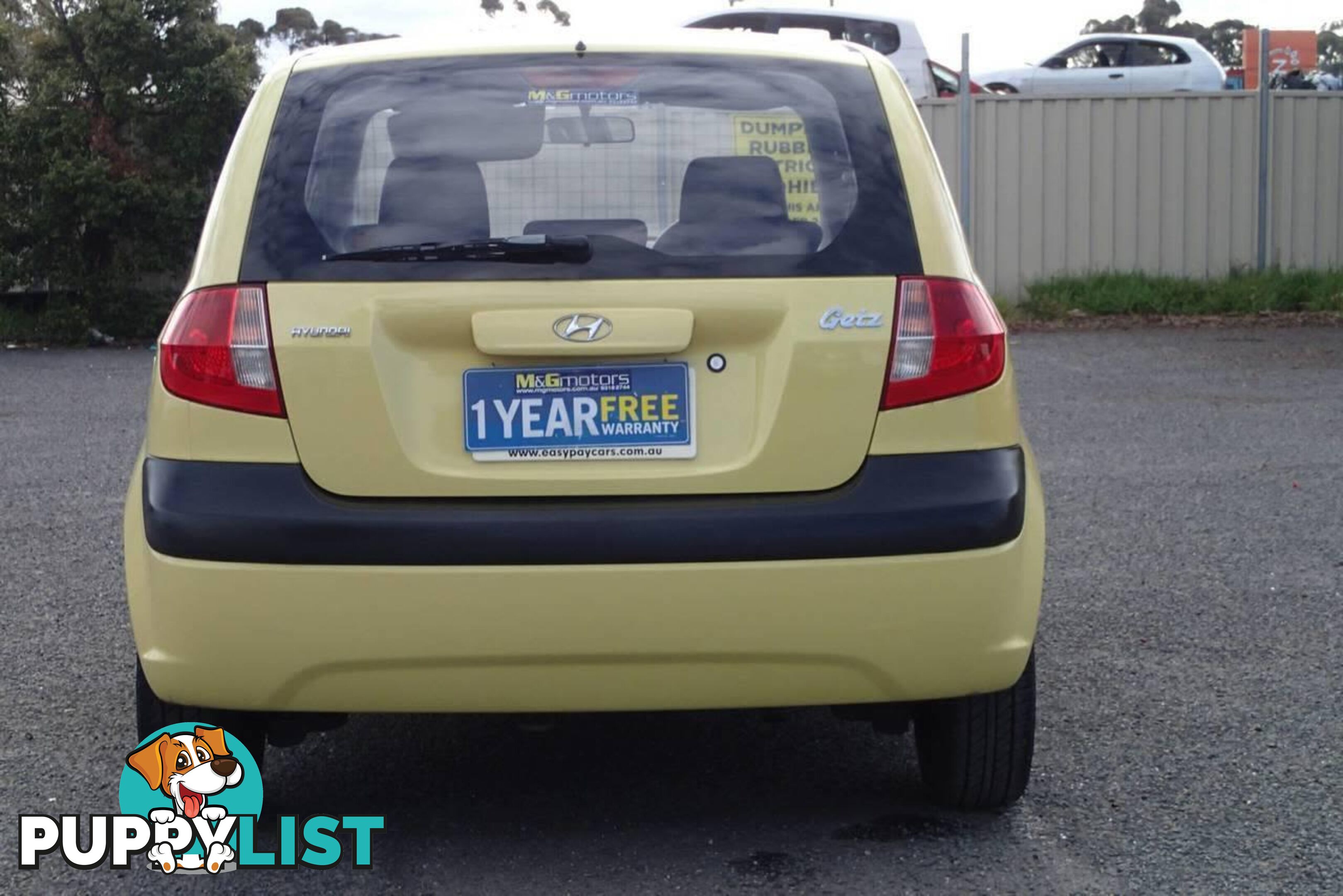 2009 HYUNDAI GETZ S TB MY09 HATCH, 3 DOORS, 5 SEATS
