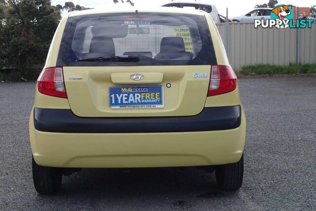 2009 HYUNDAI GETZ S TB MY09 HATCH, 3 DOORS, 5 SEATS