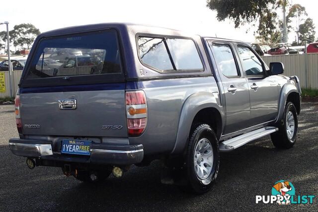 2007 MAZDA BT-50 B3000 DX (4X4)  UTE TRAY, 4 DOORS, 5 SEATS