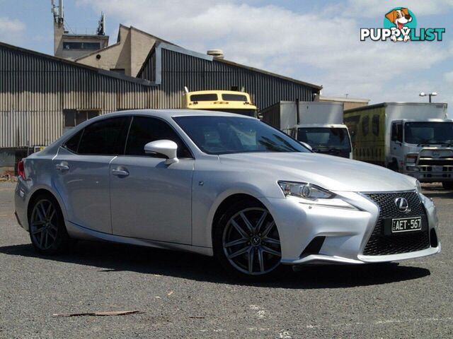 2015 LEXUS IS350 F SPORT GSE31R MY15 SEDAN, 4 DOORS, 5 SEATS