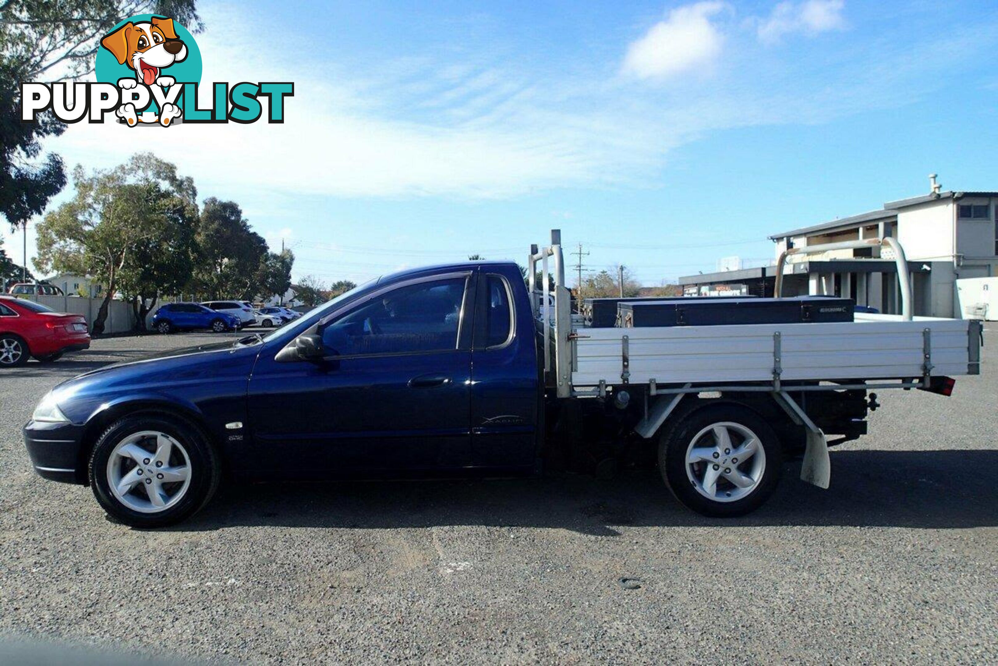 2002 FORD FALCON XL AUIII UTE TRAY, 2 DOORS, 3 SEATS