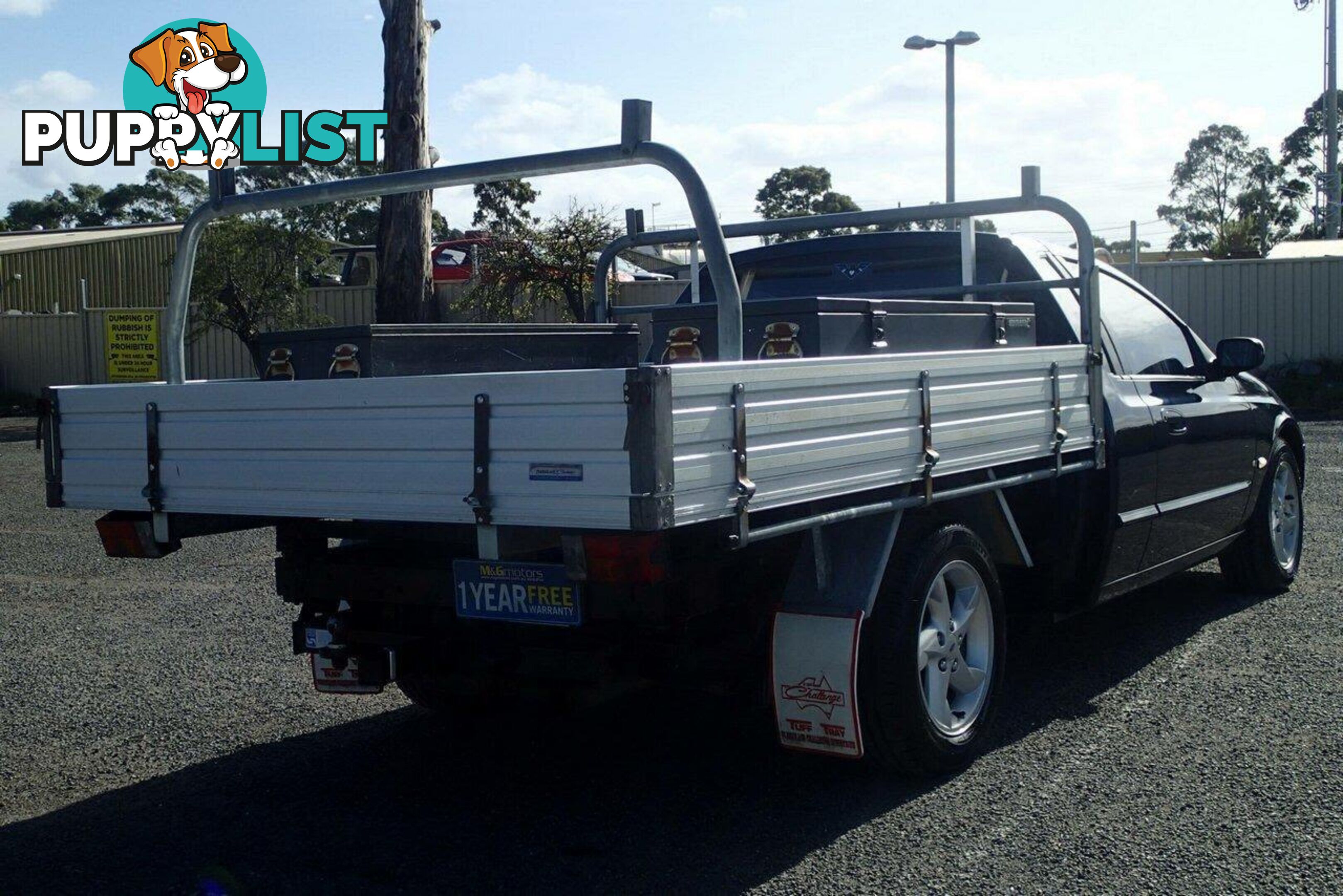 2002 FORD FALCON XL AUIII UTE TRAY, 2 DOORS, 3 SEATS