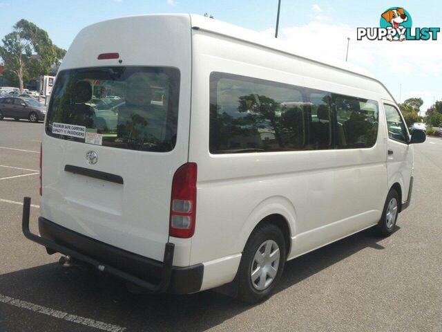 2016 TOYOTA HIACE COMMUTER TRH223R MY16 PEOPLE MOVER, 3 DOORS, 14 SEATS