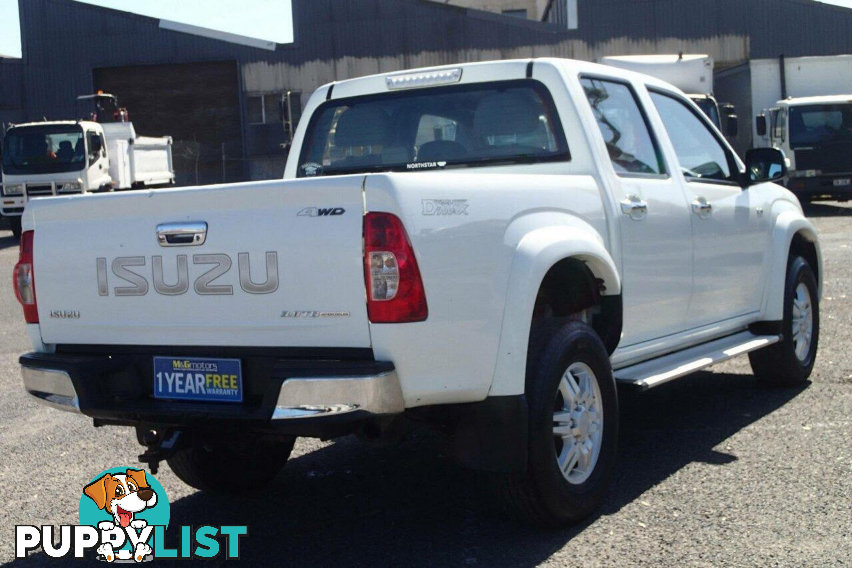 2012 ISUZU D-MAX LS-M (4X4) TF MY10 UTE TRAY, 4 DOORS, 5 SEATS