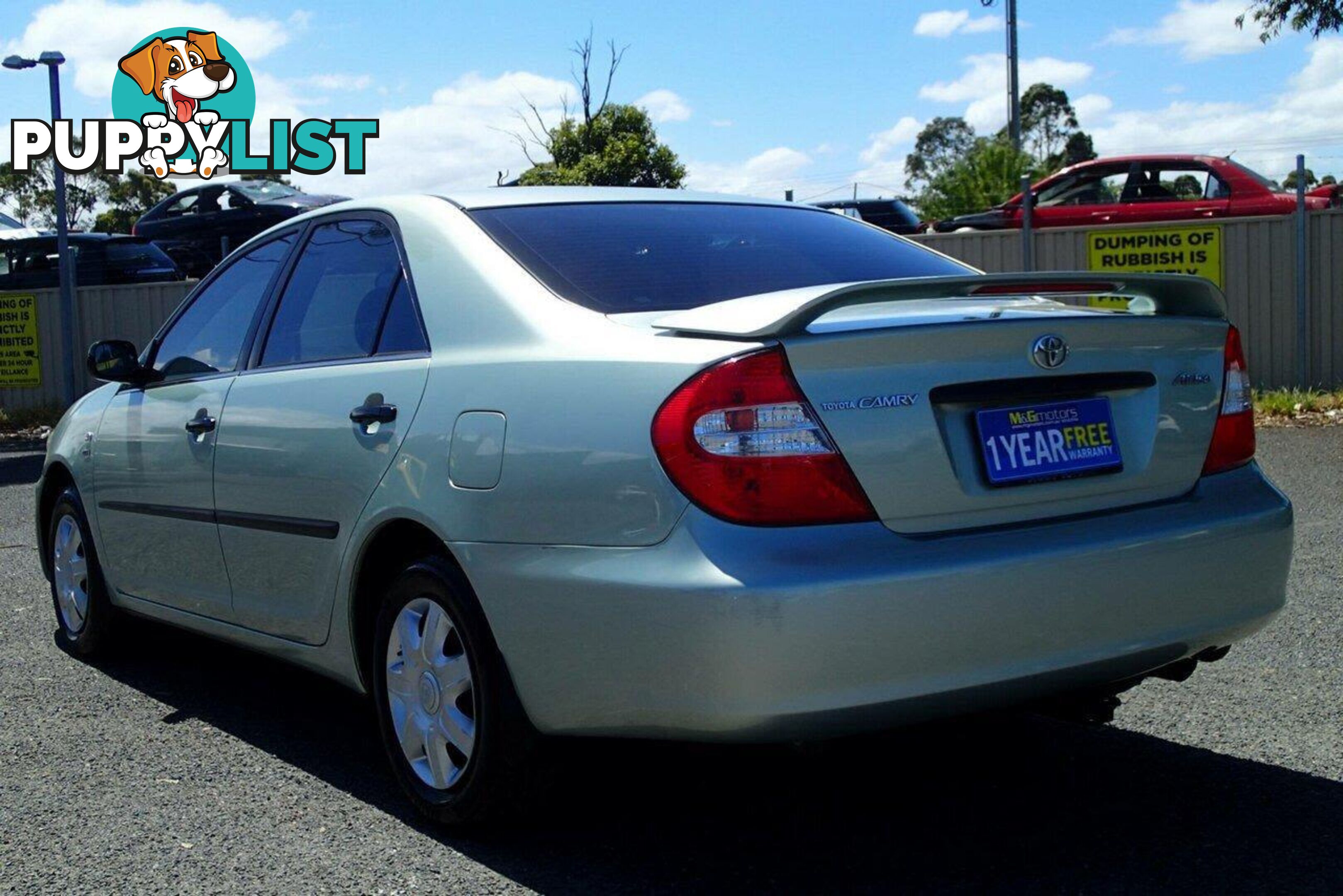 2002 TOYOTA CAMRY ALTISE ACV36R SEDAN, 4 DOORS, 5 SEATS