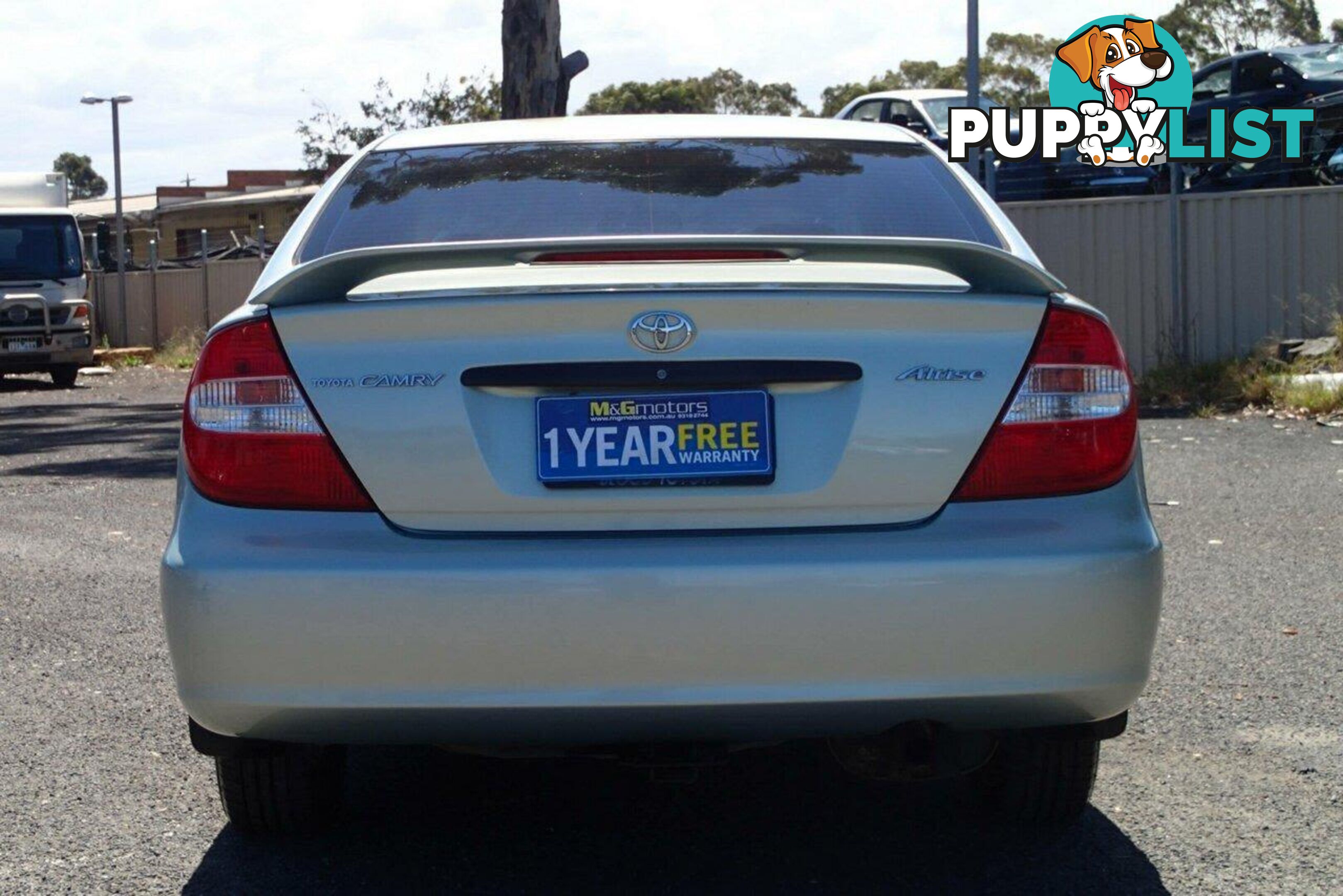 2002 TOYOTA CAMRY ALTISE ACV36R SEDAN, 4 DOORS, 5 SEATS