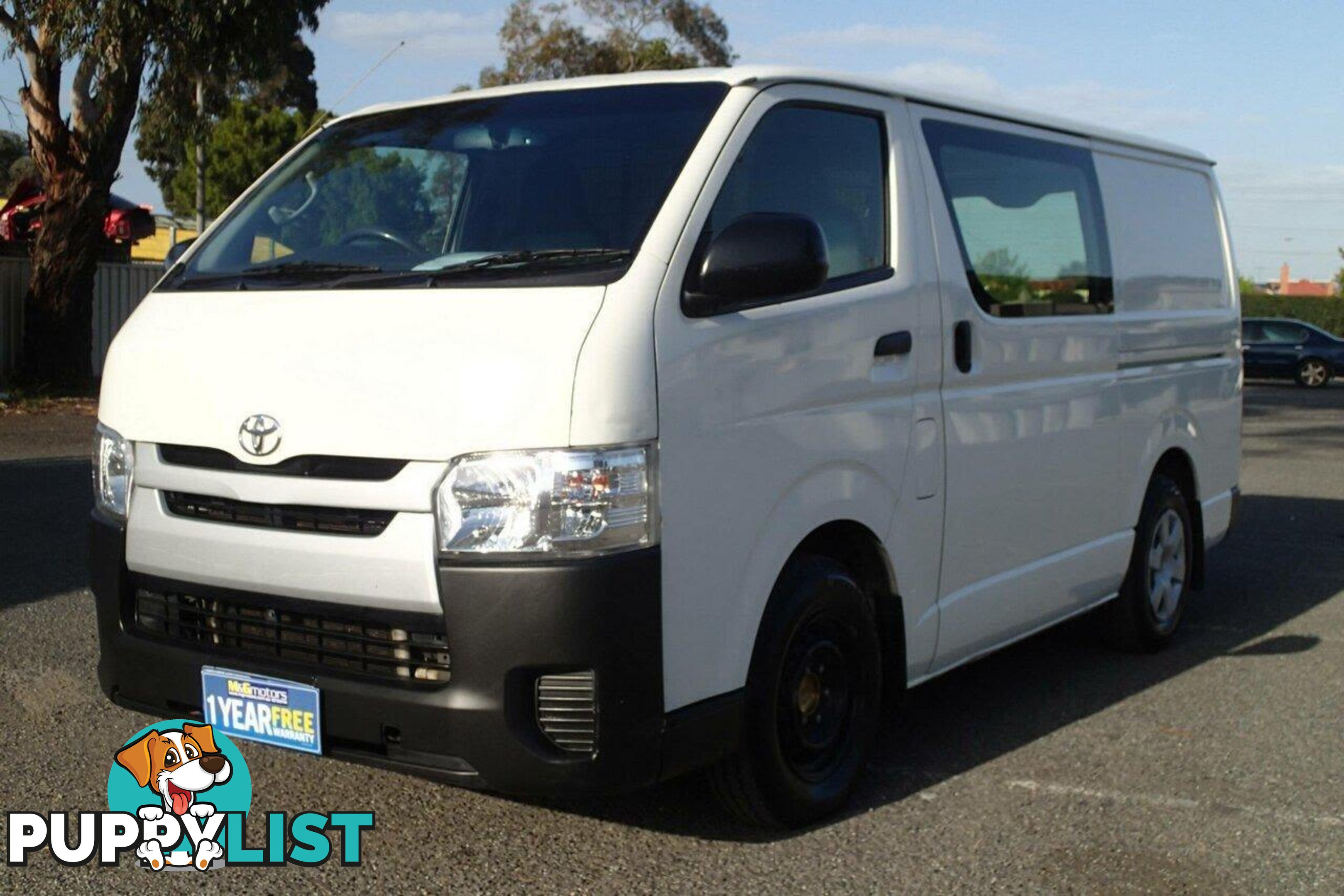 2017 TOYOTA HIACE LWB KDH201R MY16 COMMERCIAL, 4 DOORS, 2 SEATS