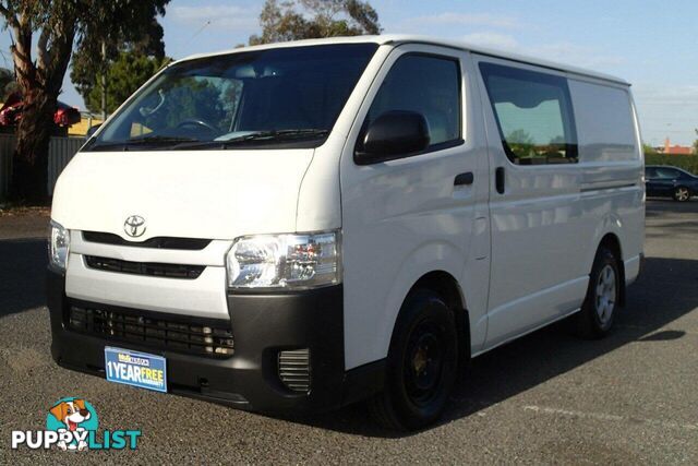 2017 TOYOTA HIACE LWB KDH201R MY16 COMMERCIAL, 4 DOORS, 2 SEATS