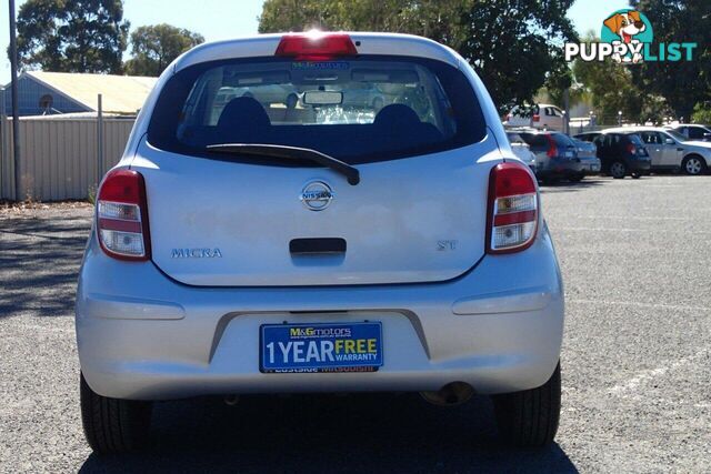 2014 NISSAN MICRA ST K13 MY13 HATCH, 5 DOORS, 5 SEATS