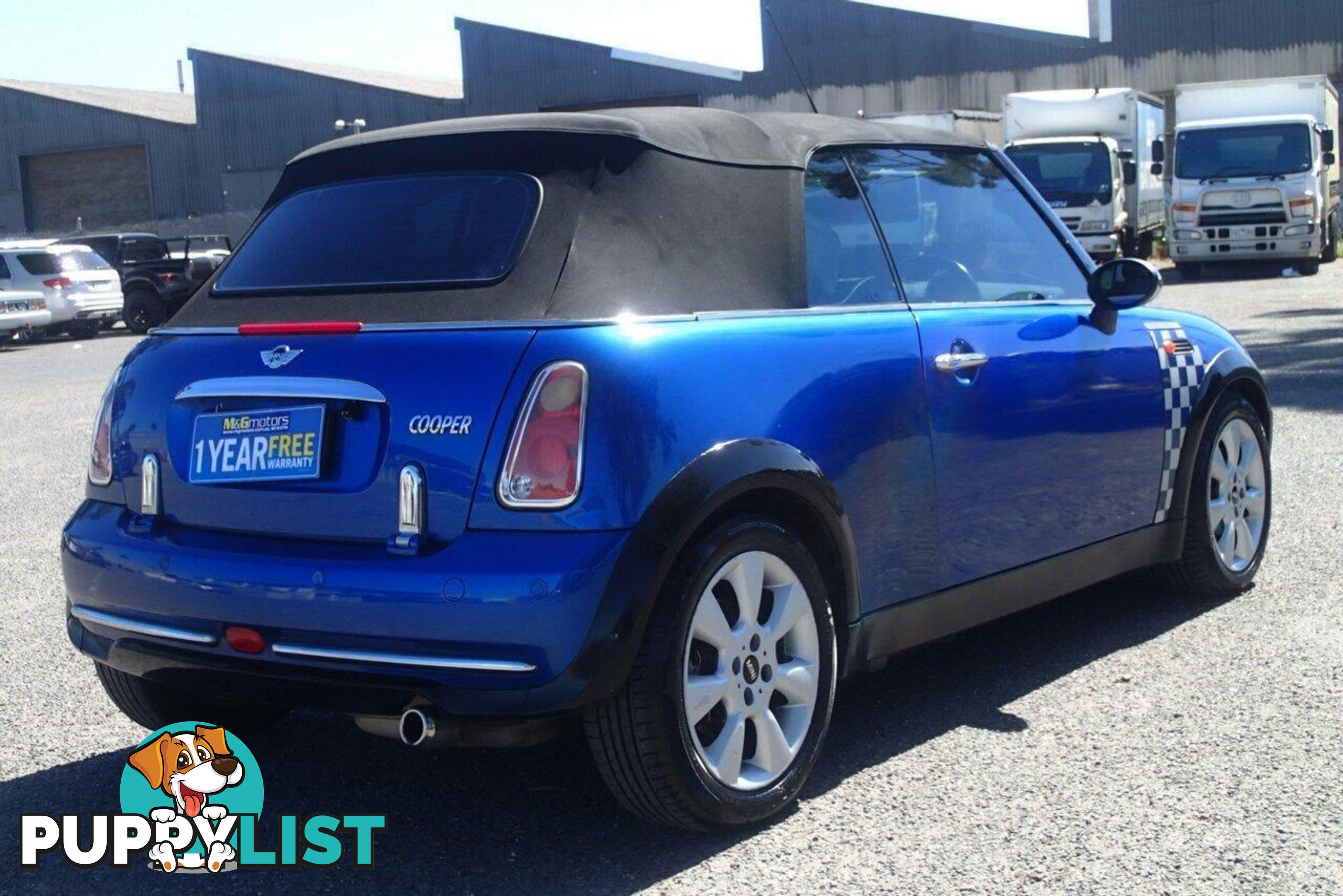 2006 MINI CABRIO COOPER R52 CONVERTIBLE, 2 DOORS, 4 SEATS