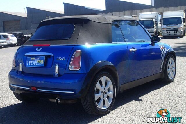 2006 MINI CABRIO COOPER R52 CONVERTIBLE, 2 DOORS, 4 SEATS