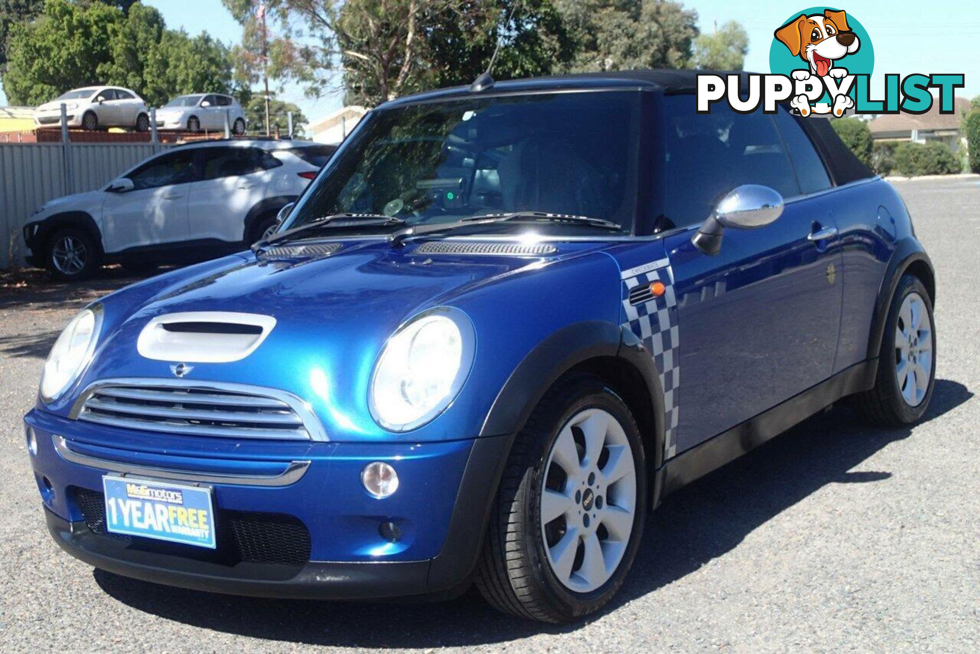 2006 MINI CABRIO COOPER R52 CONVERTIBLE, 2 DOORS, 4 SEATS