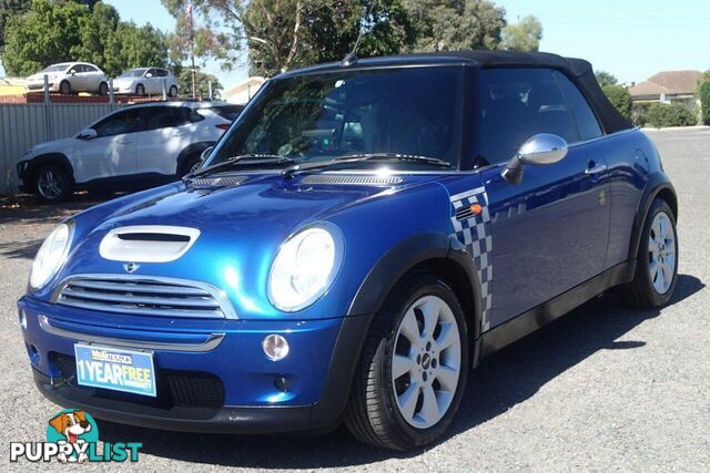 2006 MINI CABRIO COOPER R52 CONVERTIBLE, 2 DOORS, 4 SEATS