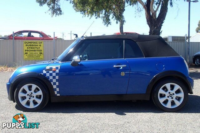 2006 MINI CABRIO COOPER R52 CONVERTIBLE, 2 DOORS, 4 SEATS