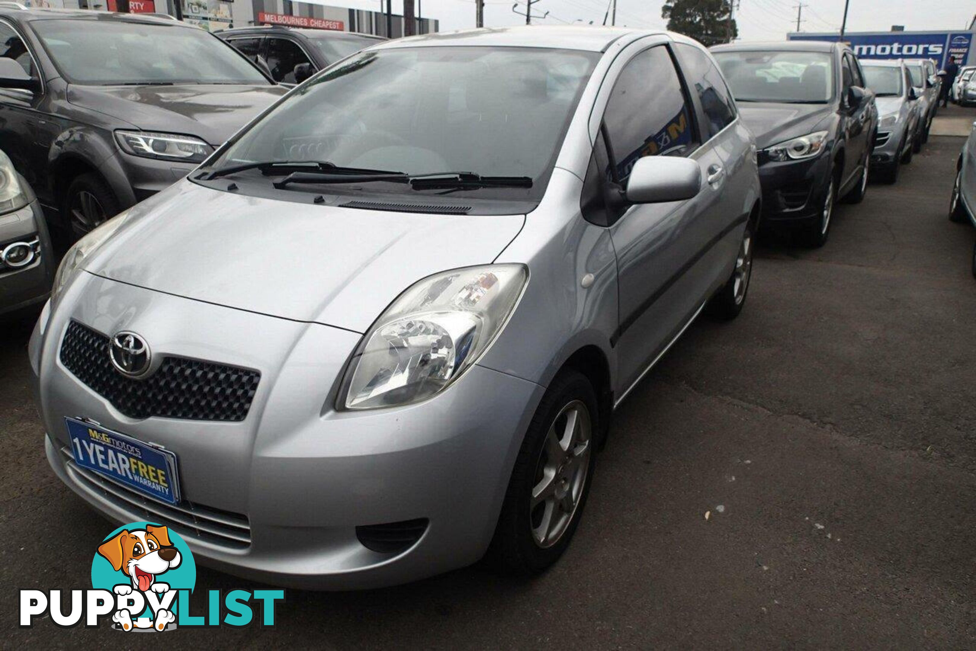 2007 TOYOTA YARIS YR NCP90R HATCH, 3 DOORS, 5 SEATS