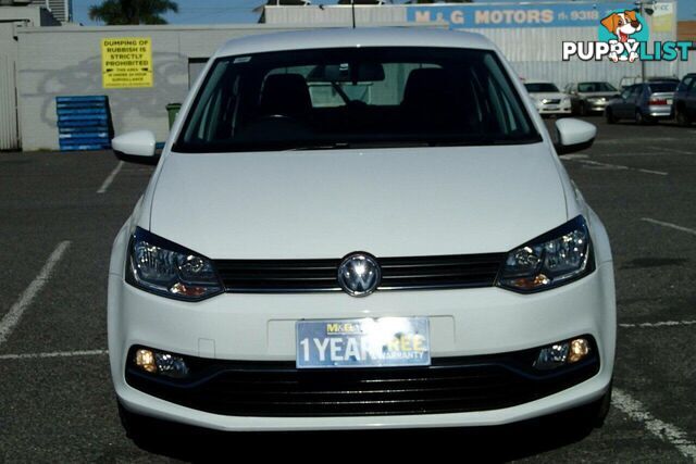 2015 VOLKSWAGEN POLO 66 TSI TRENDLINE 6R MY16 HATCH, 5 DOORS, 5 SEATS