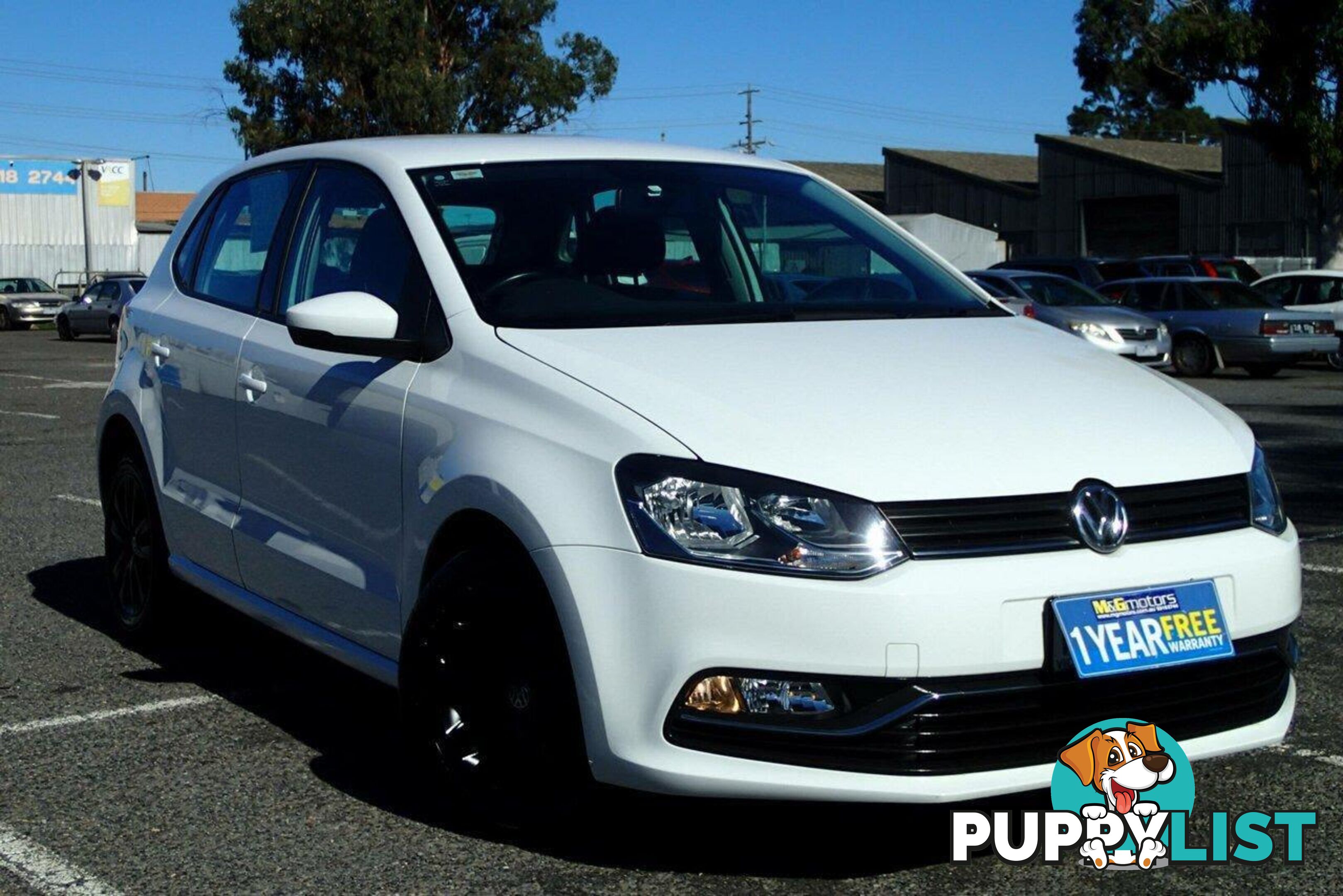 2015 VOLKSWAGEN POLO 66 TSI TRENDLINE 6R MY16 HATCH, 5 DOORS, 5 SEATS