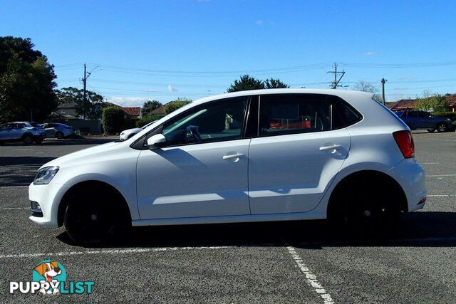 2015 VOLKSWAGEN POLO 66 TSI TRENDLINE 6R MY16 HATCH, 5 DOORS, 5 SEATS
