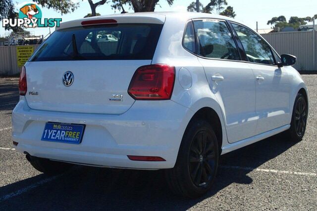 2015 VOLKSWAGEN POLO 66 TSI TRENDLINE 6R MY16 HATCH, 5 DOORS, 5 SEATS