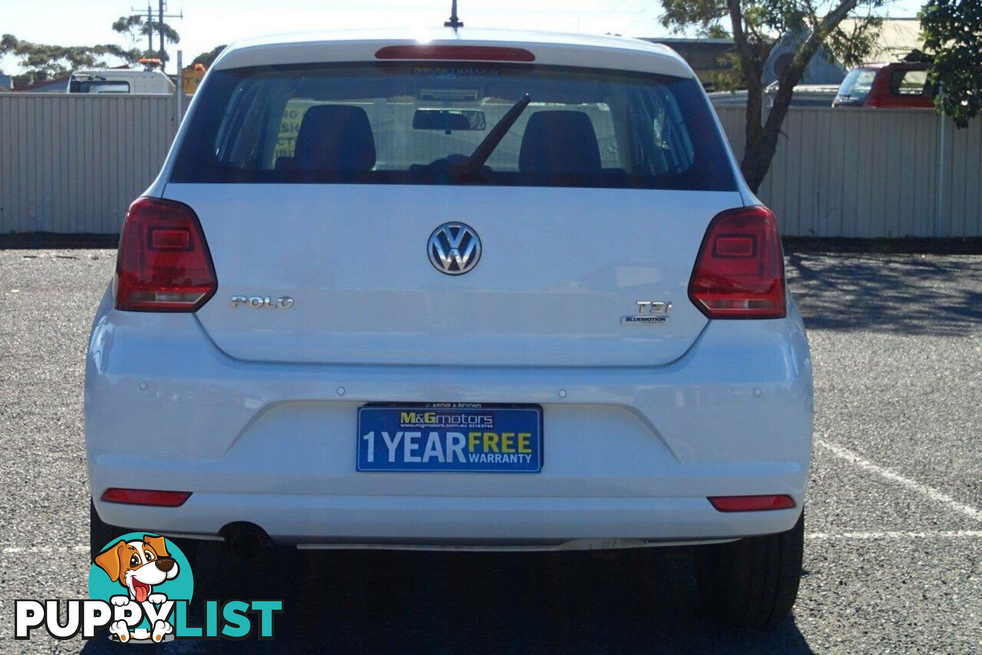 2015 VOLKSWAGEN POLO 66 TSI TRENDLINE 6R MY16 HATCH, 5 DOORS, 5 SEATS