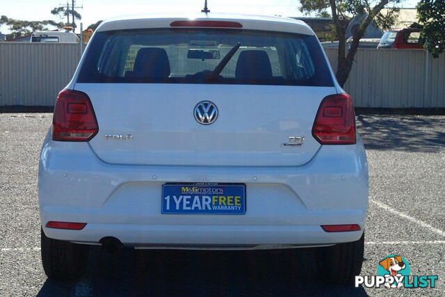 2015 VOLKSWAGEN POLO 66 TSI TRENDLINE 6R MY16 HATCH, 5 DOORS, 5 SEATS