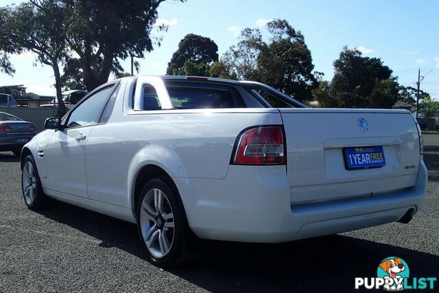 2012 HOLDEN COMMODORE OMEGA (LPG) VE II MY12 UTE TRAY, 2 DOORS, 2 SEATS