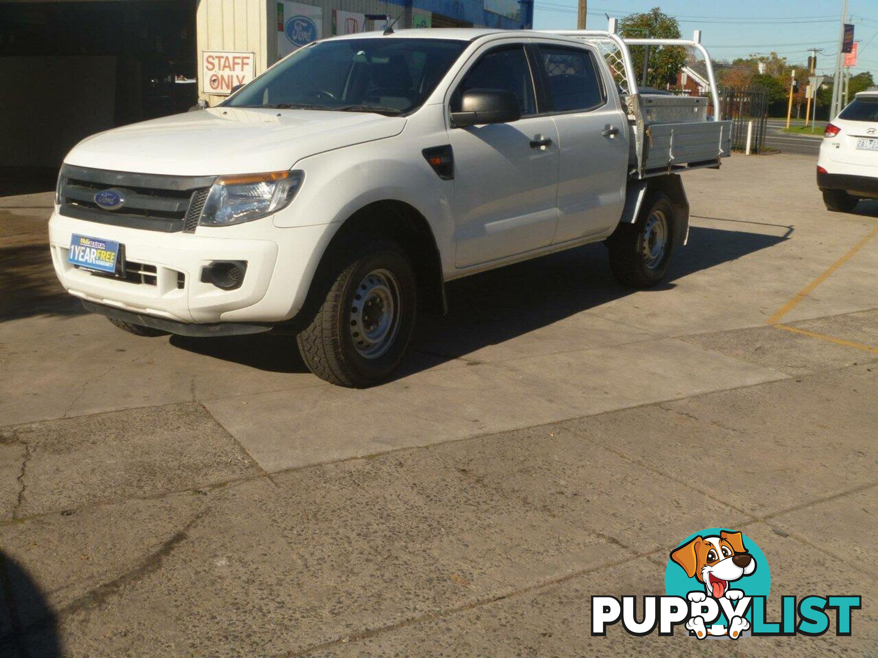 2011 FORD RANGER XL 2.2 (4X4) PX UTE TRAY, 4 DOORS, 5 SEATS