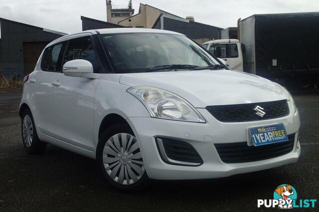 2015 SUZUKI SWIFT GL FZ HATCH, 5 DOORS, 5 SEATS